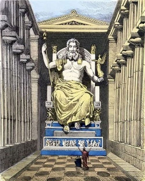 Tượng thần Zeus ở Olympia (Hy Lạp) 