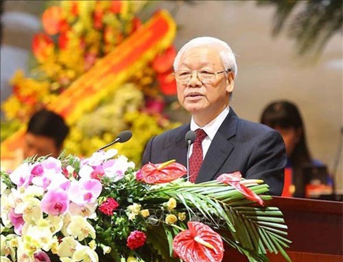 Tổng Bí thư, Chủ tịch nước Nguyễn Phú Trọng tham dự Ngày hội Đại đoàn kết toàn dân tộc tại nơi cư trú