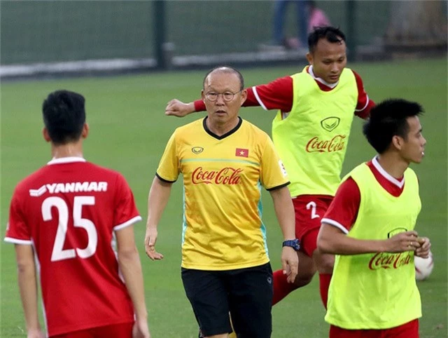 Đội tuyển Việt Nam của HLV Park Hang Seo có đủ sức đánh bại Malaysia (ảnh: Gia Hưng)
