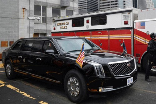 Xe bọc thép mới của Tổng thống Trump chính thức lăn bánh