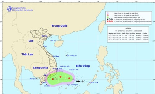 Chủ động ứng phó với áp thấp nhiệt đới và mưa lớn diện rộng