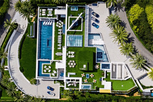 Clip: 'Gật mình' trước siêu biệt thự giá gần 6.000 tỷ đồng