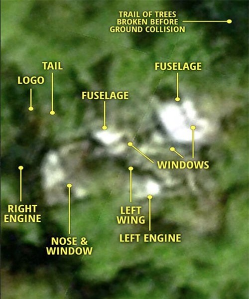  Xác định nơi có đủ các mảnh vỡ của MH370