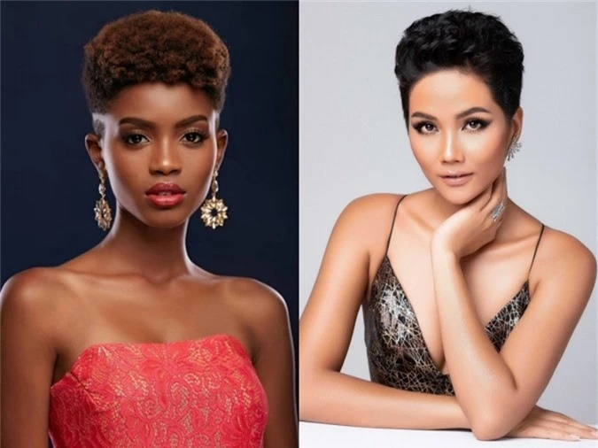 Nhan sắc đối thủ da đen, tóc tém giống HHen Niê tại Miss Universe - 2