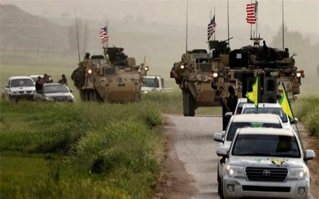 Quân đội Mỹ hộ tống lực lượng người Kurd gần biên giới Thổ Nhĩ Kỳ