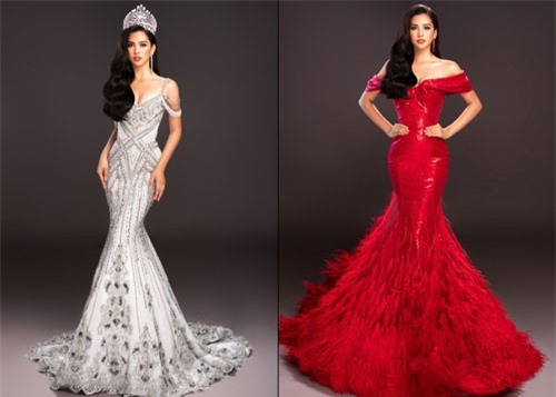 Ngắm trọn bộ ảnh dạ hội thần thái "beauty queen" đúng chuẩn thế giới của Hoa hậu Tiểu Vy