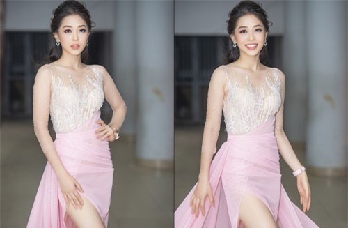 Sau khi dọa fan sợ 'chết khiếp' trên Facebook, Á hậu Phương Nga lại mặc gợi cảm đi sự kiện như thường