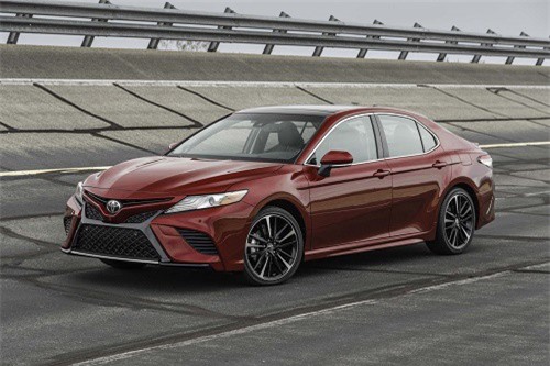 Top 10 xe sedan cỡ trung tốt nhất năm 2018: Toyota Camry đứng đầu