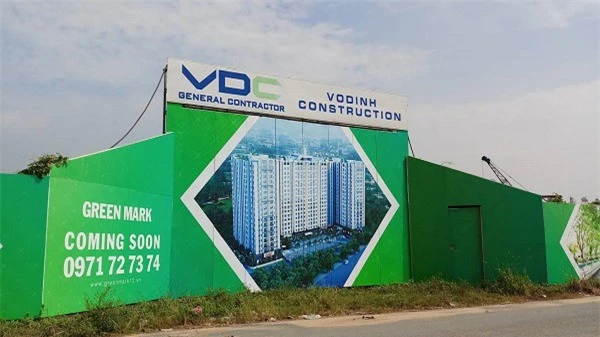 Dự án Green Mark nằm trên đường Lê Thị Riêng (phường Thới An, quận 12, TP. HCM