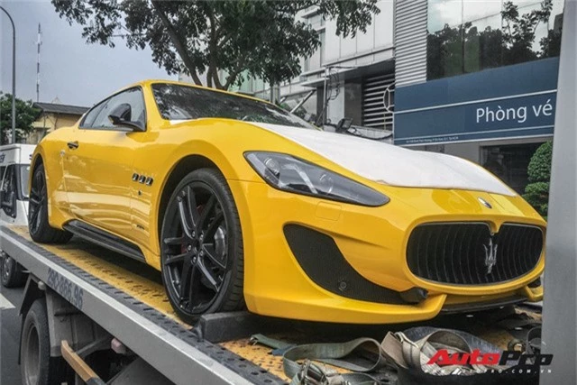 Maserati Granturismo Sport màu vàng đầu tiên Việt Nam cho đại gia mê hàng độc - Ảnh 5.