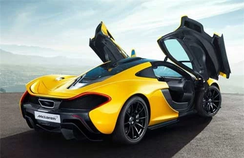 Cửa cánh bướm của McLaren.