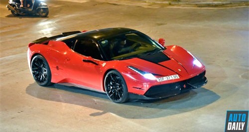 Siêu xe Ferrari 458 Italia độ hầm hố xuất hiện tại Hà Nội