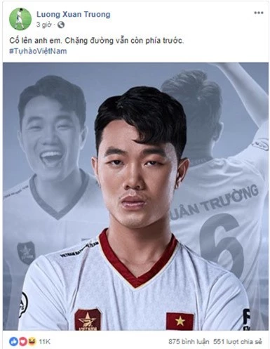 Cầu thủ đội tuyển Việt Nam đồng loạt đổi avatar Facebook khoe áo mới - Ảnh 2.