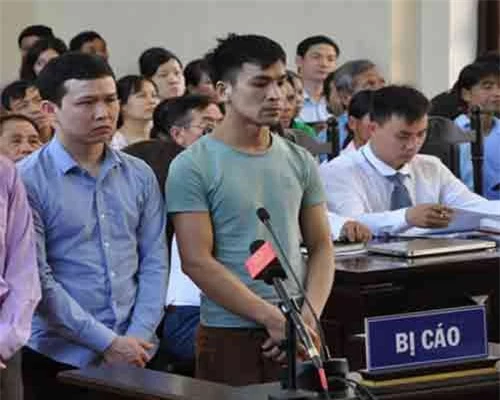 Các bị cáo tại phiên tòa sơ thẩm hồi tháng 5. Anhe: Phương Chi