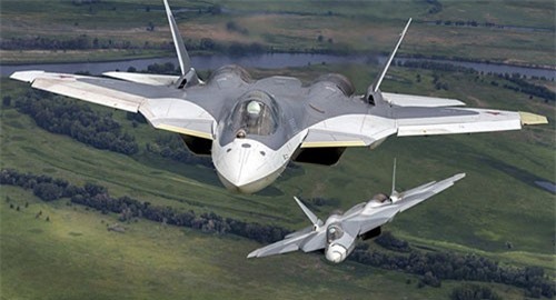 Nga công bố video tiêm kích tàng hình Su-57 quần thảo bầu trời Syria