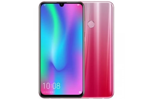 Honor 10 Lite sử dụng khung viền bằng kim loại, 2 bề mặt phủ kính cường lực. 10 Lite có kích thước 154,8x73,6x8 mm, trọng lượng 162 g. 