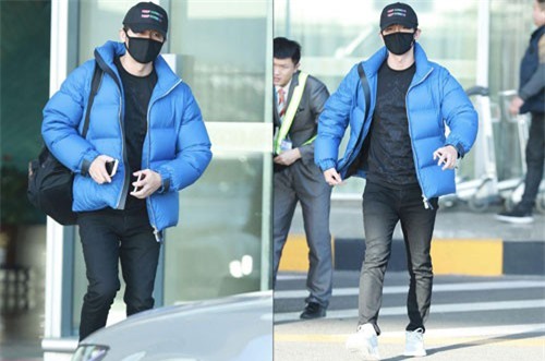 Lý Thần xuất hiện vội vã tại sân bay giữa thông tin tổ chức lễ cưới với Phạm Băng Băng