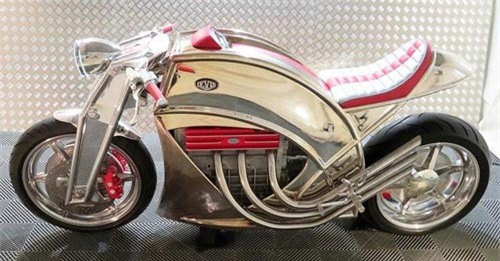 Chiêm ngưỡng tuyệt phẩm môtô Levis V6 Cafe Racer 