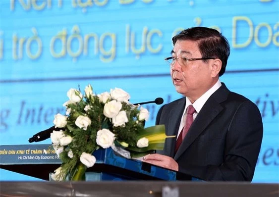 Ông Nguyễn Thành Phong, Chủ tịch UBND TP Hồ Chí Minh cam kết làm hết mình để doanh nghiệp trở thành động lực phát triển đô thị sáng tạo.