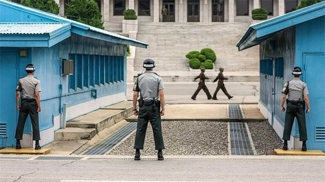 Khu phi quân sự DMZ là giới tuyến phân cách Triều Tiên và Hàn Quốc. (Ảnh: Yonhap)