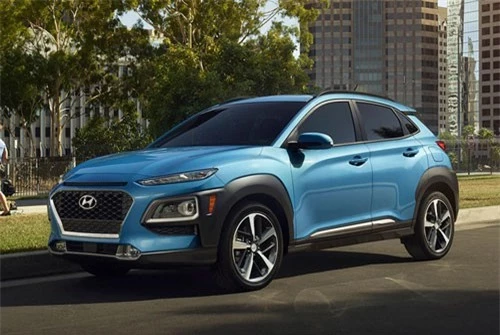 1. Hyundai Kona 2018 (giá khởi điểm: 19.500 USD).