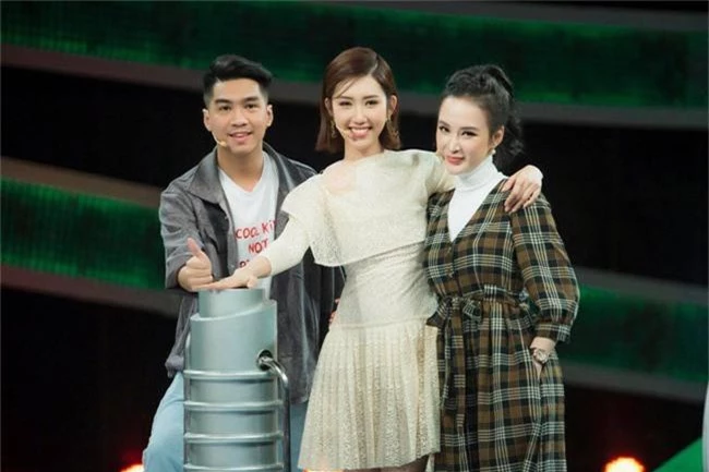 Hân Hoa hậu Thúy Ngân lần đầu đọ sắc Angela Phương Trinh trên truyền hình - Ảnh 1.