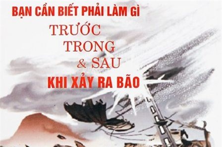 "Cẩm nan" giúp người dân ứng phó với bão lũ