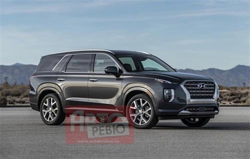 Đối thủ Ford Explorer - Hyundai Palisade lộ động cơ nằm dọc