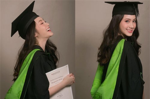 Hot girl Lào gốc Việt xinh đẹp nổi bật trong lễ tốt nghiệp đại học tại Anh