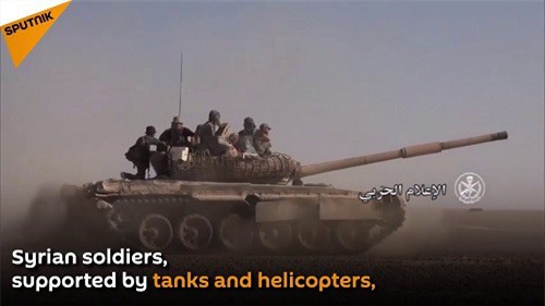 Quân đội Syria tấn công lực lượng thánh chiến gần tỉnh Deir ez-Zor 