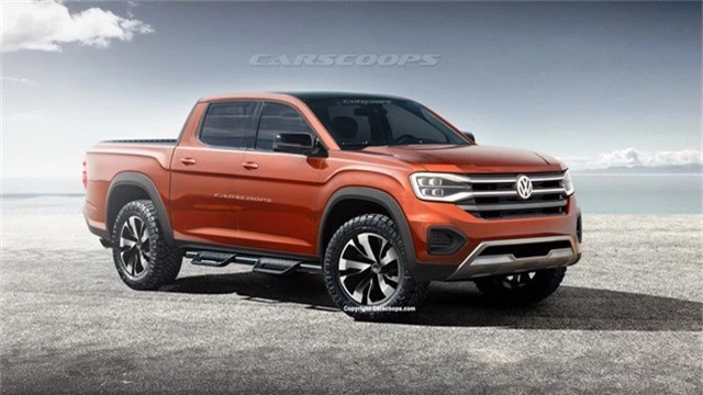 Cuộc hôn phối bán tải đáng chờ đợi: Volkswagen Amarok 2022 mang dáng hình Ford Ranger