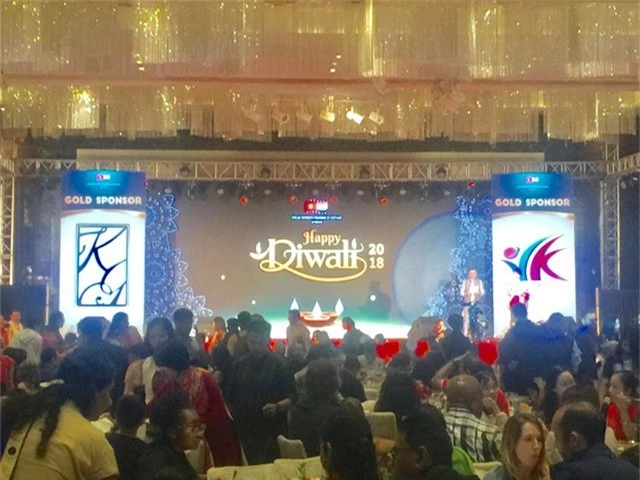 Quang cảnh buổi lễ Diwali diễn ra tại Hà Nội hôm 24/11 vừa qua