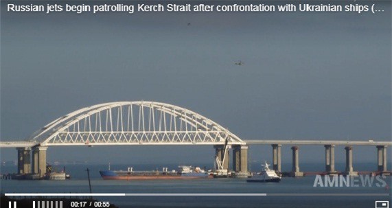 Clip: Chiến cơ Nga tức tốc tới Crimea sau vụ đụng độ với 3 tàu Ukraine