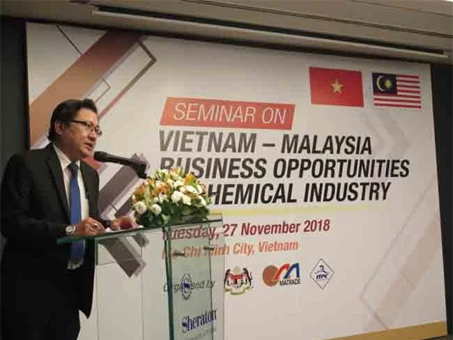 Ông Nguyễn Tuấn, Phó Giám đốc Trung tâm Xúc tiến Thương mại và Đầu tư TPHCM, phát biểu tại hội nghị (ảnh LK)