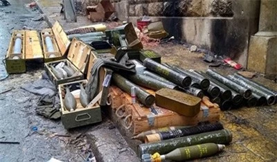 Quân đội Syria phát hiện kho vũ khí khổng lồ tại pháo đài khủng bố