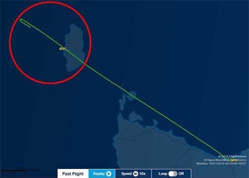 Phi công Australia ngủ gật trong buồng lái, máy bay bay quá điểm đến gần 50 km