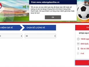 Dân mạng phẫn nộ vì “cò” vẫn có vé dù trang web mua vé của VFF bị “sập”