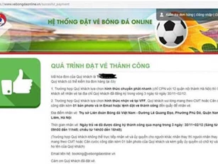VFF: “Trận Việt Nam-Phiilippines bán được hơn 3.200 vé sau 45 phút đầu”