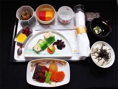 Mới lạ với ẩm thực Nhật Bản trên những chuyến bay