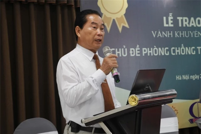 Ông Nguyễn Trọng An đại diện Trung tâm Nghiên Cứu Đào Tạo Phát Triển Cộng Đồng, điều phối viên Liên minh Phòng chống các bệnh không lây nhiễm Việt Nam cho
