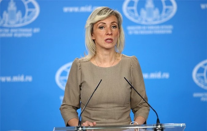 Phát ngôn viên Bộ Ngoại giao Nga Maria Zakharova. (Ảnh: TASS)