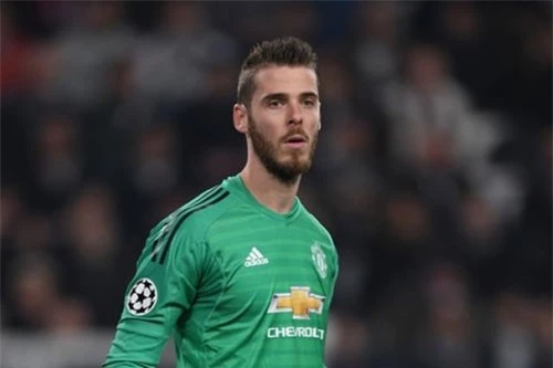 Thủ môn: David De Gea (M.U).