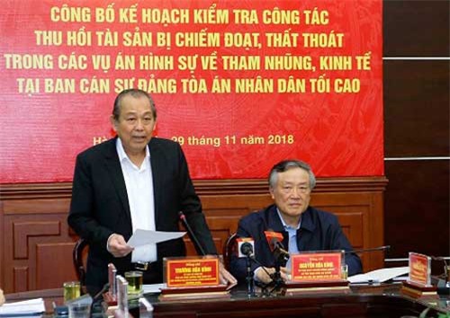 Bảo đảm thu hồi tối đa tài sản bị chiếm đoạt, thất thoát