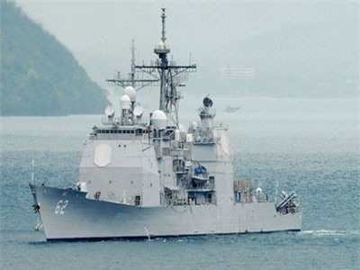 Mỹ đã điều tàu tuần dương tên lửa tới sát quần đảo Hoàng Sa 