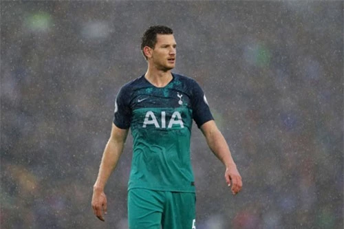 Trung vệ: Jan Vertonghen (Tottenham).