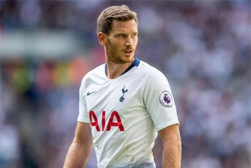 Trung vệ: Jan Vertonghen (Tottenham).