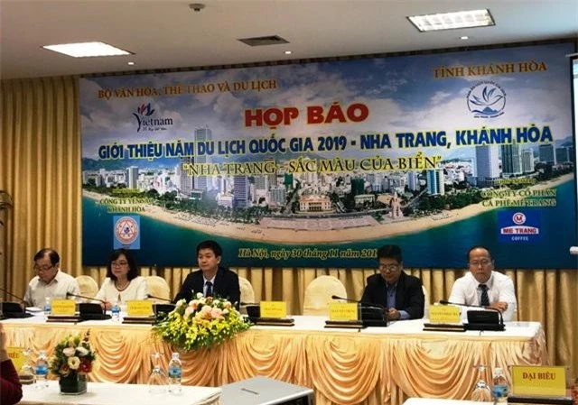 Họp báo giới thiệu về Năm Du lịch quốc gia 2019 - Nha Trang, Khánh Hòa.