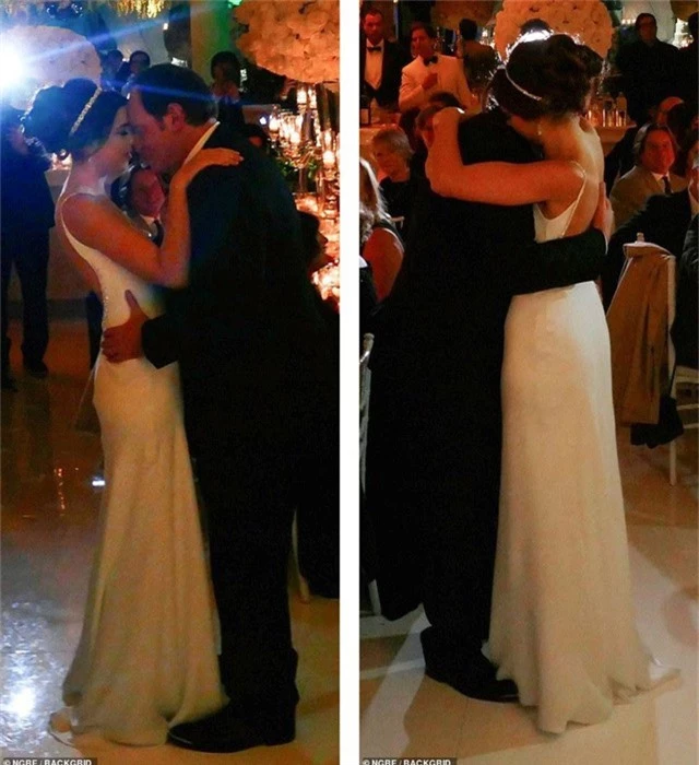  Cặp đôi cùng nhau khiêu vũ trong tiệc cưới. 