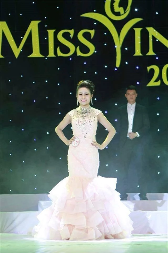 Nàng hoa khôi này từng thi Miss Vinh 2014.