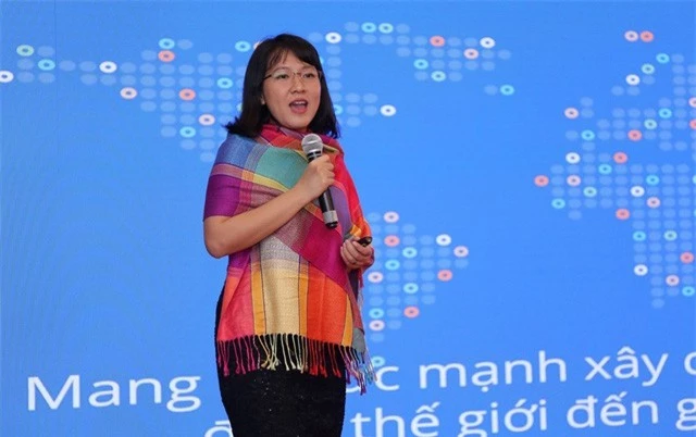 Bà Lê Diệp Kiều Trang, Tổng Giám đốc, Facebook Việt Nam. (Ảnh: VTV)